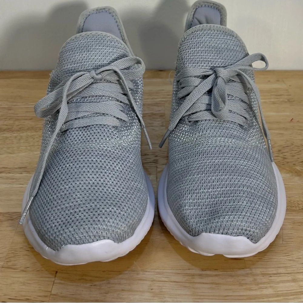 Athletic Works Women's Gray Cushion Sole Sneakers 8 1/2 Comfort Trainers